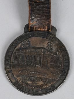 ALASKA YUKON PACIFIC EXPO POCET WATCH & FOB
