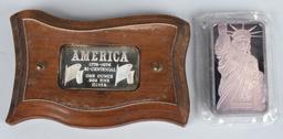 COMMERATIVE SILVER PIECES 8.5ozt