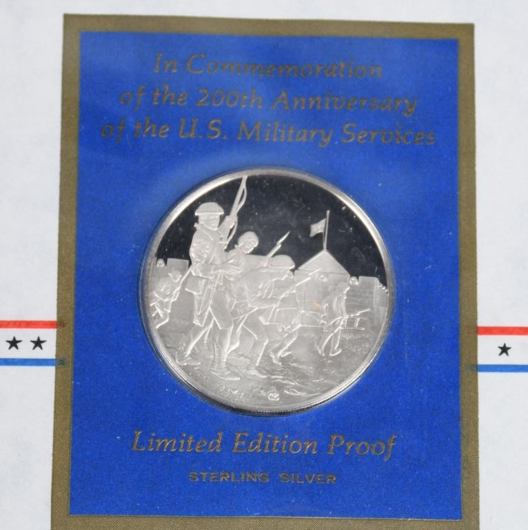 12- SILVER MEDALS w/ FIRST DAY ISSUES 9.5ozt