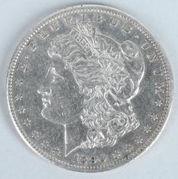 1890-CC MORGAN SILVER DOLLAR
