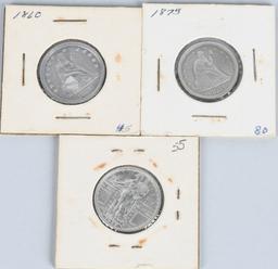 12- SILVER TYPE COINS
