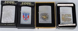 8- ZIPPO VINTAGE LIGHTERS
