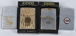 8- ZIPPO VINTAGE LIGHTERS
