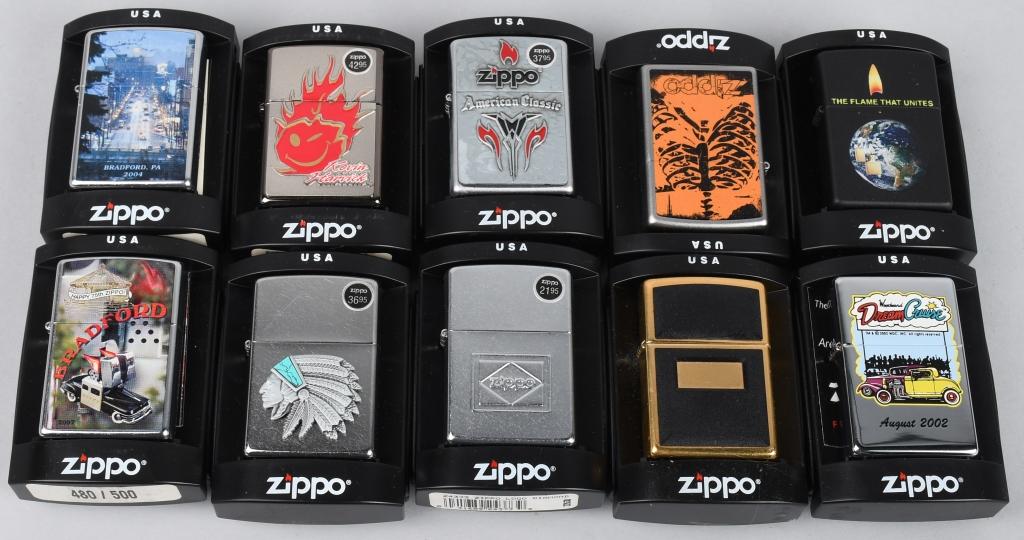 20- ZIPPO LIGHTERS