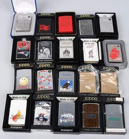 20- ZIPPO LIGHTERS