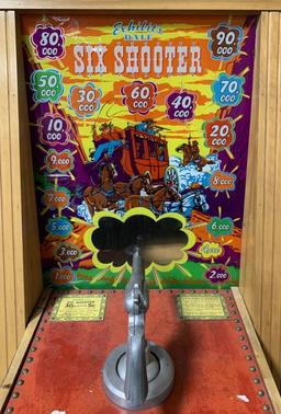 EXHIBIT DALE SIX SHOOTER ARCADE GAME