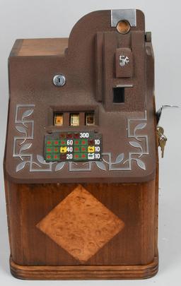 MILLS QT SMOKER 5 CENT SLOT MACHINE
