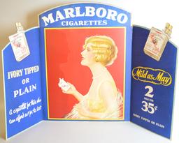 Marlboro Cigarettes Tri-Fold Counter Display