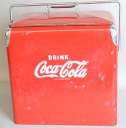 Drink Coca-Cola Embossed Metal Cooler