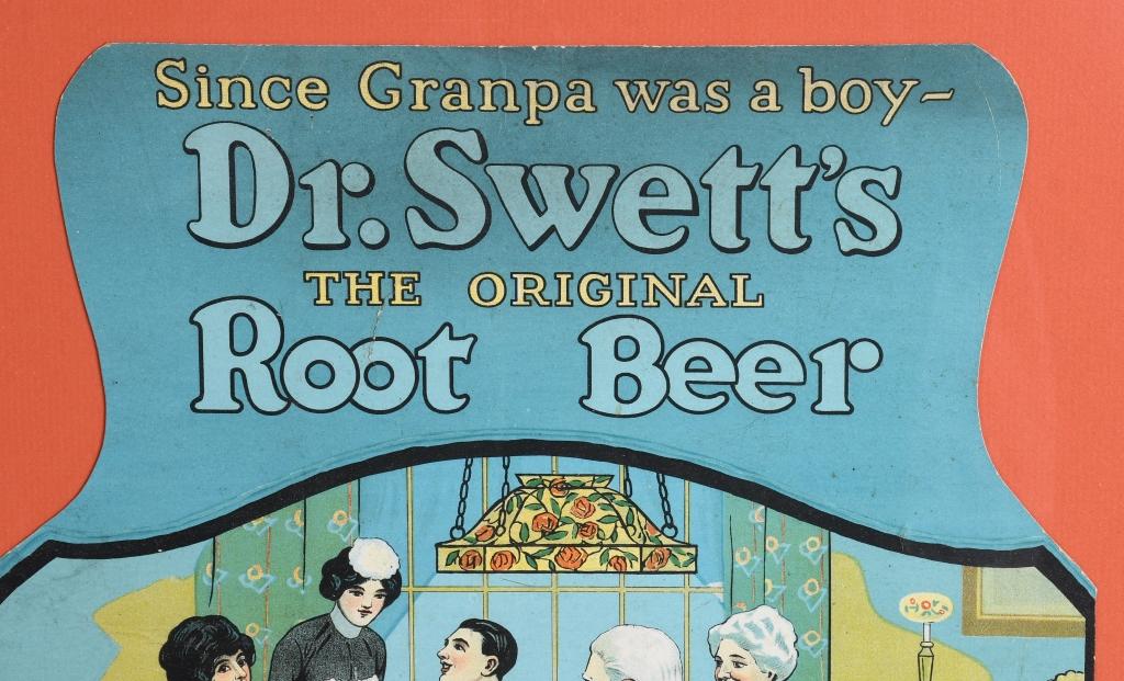Dr Swett's Root Beer Diecut Sign