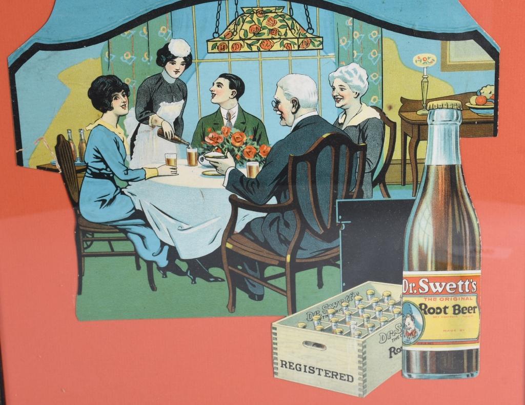Dr Swett's Root Beer Diecut Sign