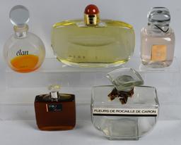 5- STORE DISPLAY PERFUME BOTTLES