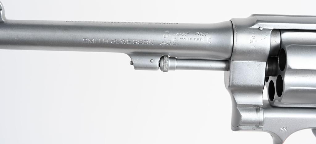 BRITISH PROOF S&W .455 HAND EJECTOR REVOLVER