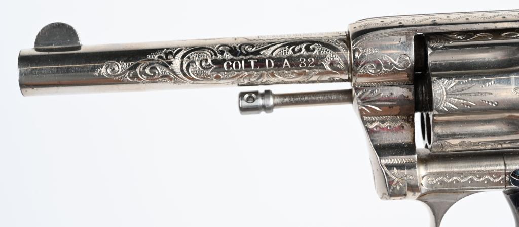 FACTORY ENGRAVED COLT NEW POLICE REVOLVER 1897