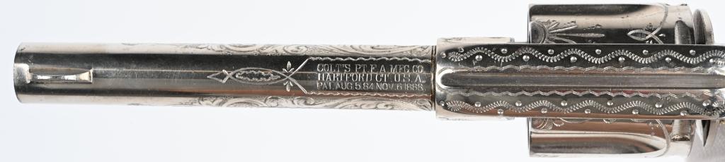 FACTORY ENGRAVED COLT NEW POLICE REVOLVER 1897