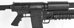 DPMS MODEL LR-308 SEMI AUTO RIFLE & 37mm LAUNCHER