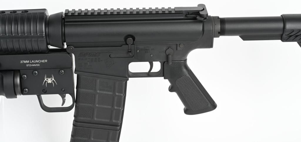 DPMS MODEL LR-308 SEMI AUTO RIFLE & 37mm LAUNCHER