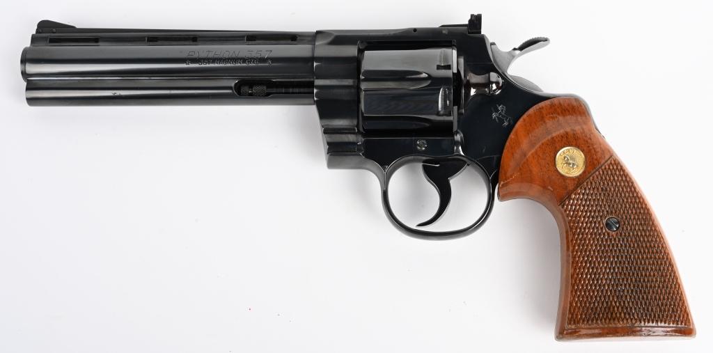 COLT PYTHON .357 MAGNUM WITH SIX INCH BARREL