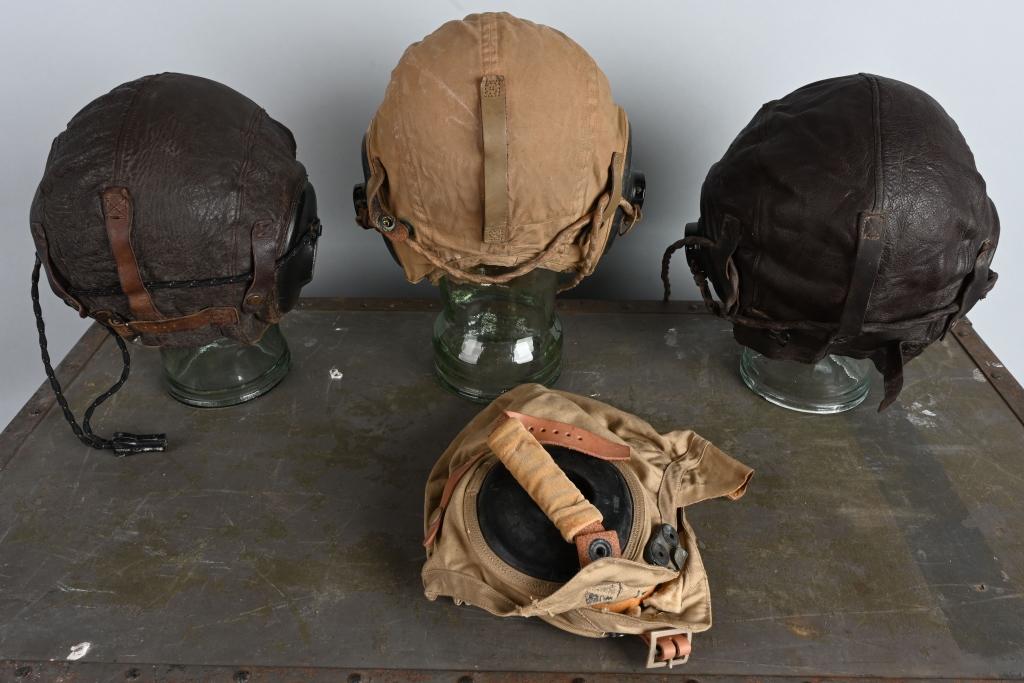WWII NAMED PILOT GROUPING w/ PARACHUTE AND GEAR