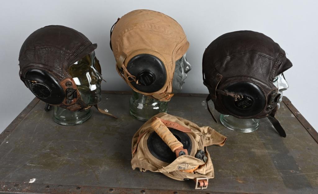 WWII NAMED PILOT GROUPING w/ PARACHUTE AND GEAR