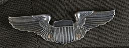 WWII NAMED PILOT GROUPING w/ PARACHUTE AND GEAR