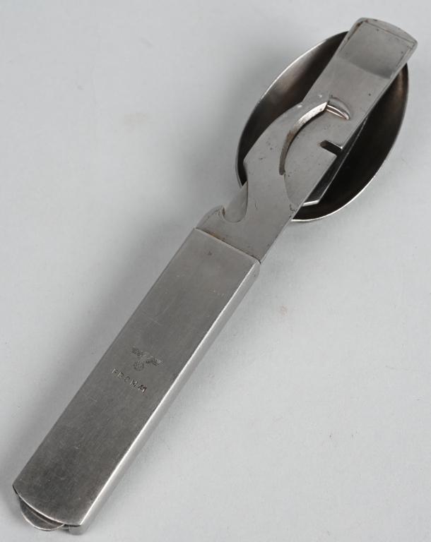 WWII NAZI GERMAN ARMY FIELD ISSUE CUTLERY SET WW2