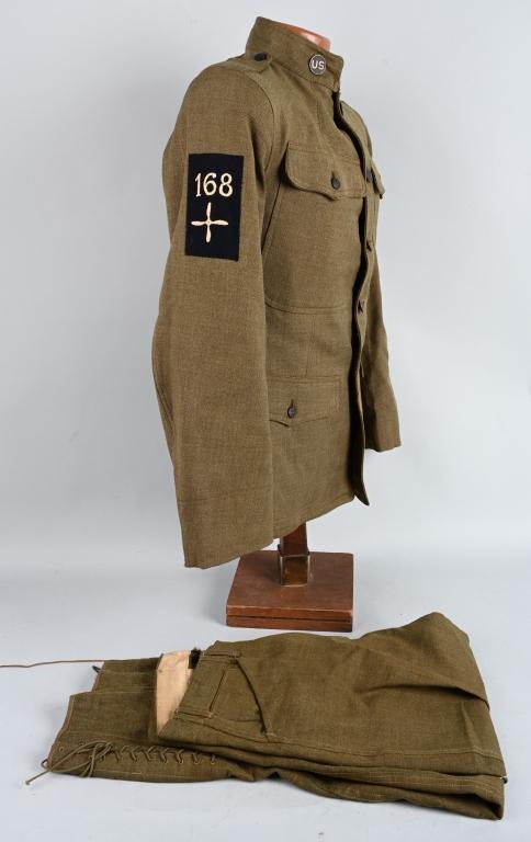 WW1 US AIR SERVICE 168TH SQUADRON UNIFORM WWI