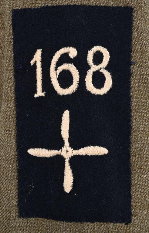 WW1 US AIR SERVICE 168TH SQUADRON UNIFORM WWI