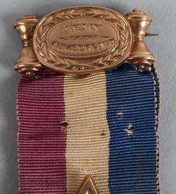 CIVIL WAR ARMY OF THE CUMBERLAND GOLD CORPS BADGE