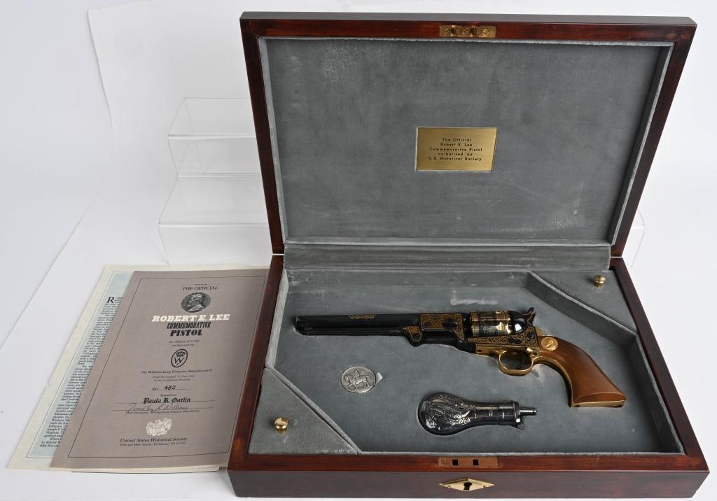 CASED ROBERT E. LEE 1851 NAVY COLT