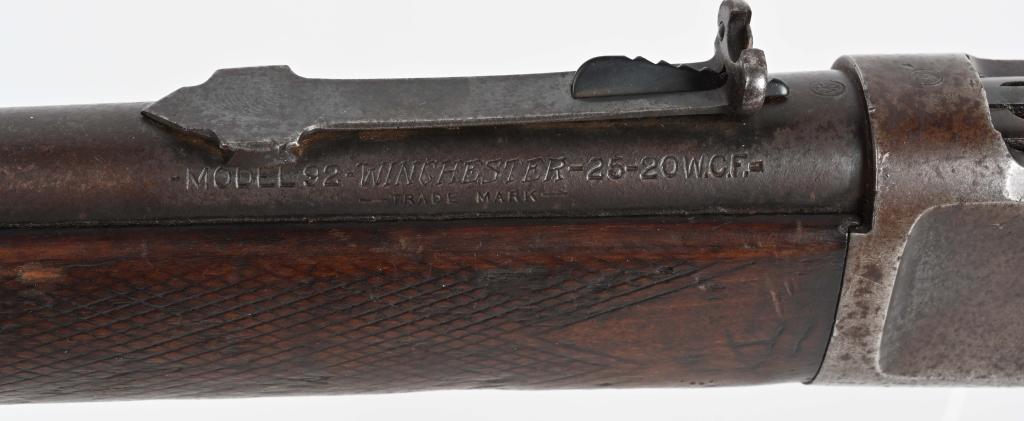 WINCHESTER MODEL 1892 SPL ORDER CARBINE 25-20