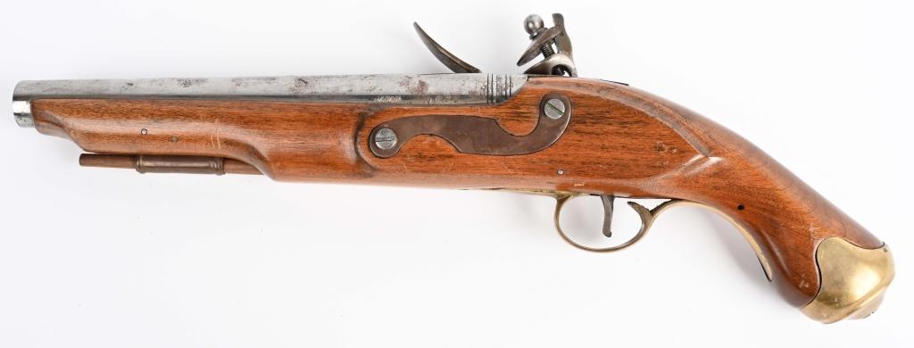 REPRODUCTION BRITISH TOWER FLINT PISTOL.