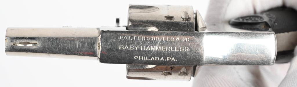 FINE BABY HAMMERLESS DOUBLE ACTION REVOLVER