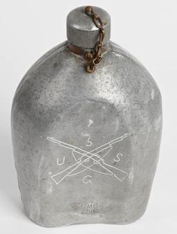 WW1 US ARMY TRENCH ART CANTEEN 5TH INFANTRY 3RD DI