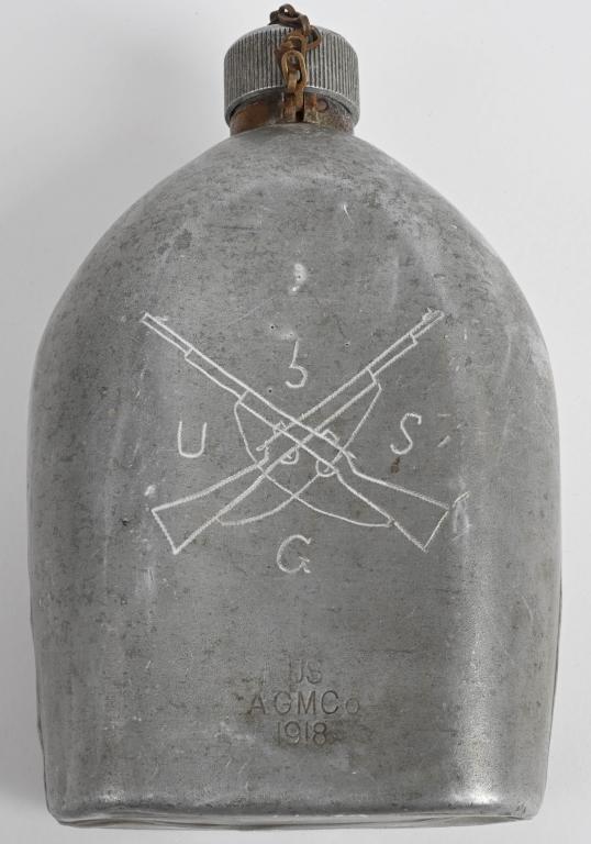 WW1 US ARMY TRENCH ART CANTEEN 5TH INFANTRY 3RD DI