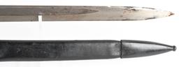 JAPANESE SIDEARM SHORT SWORD 1873 DATED BLADE