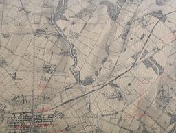 1876 ORIGINAL CIVIL WAR MAP OF GETTYSBURG 3RD DAY
