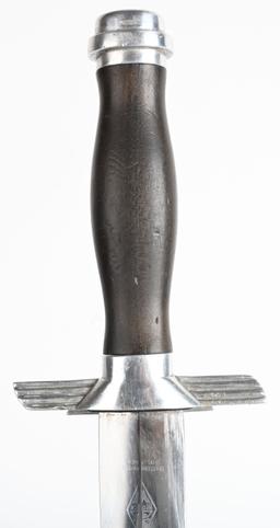 WWII NAZI GERMAN RLB DAGGER BY KRONECK EM TYPE II
