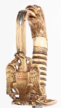 WAR of 1812 MOUNTED ARTILLERY EAGLEHEAD SWORD