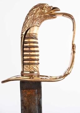 WAR of 1812 MOUNTED ARTILLERY EAGLEHEAD SWORD