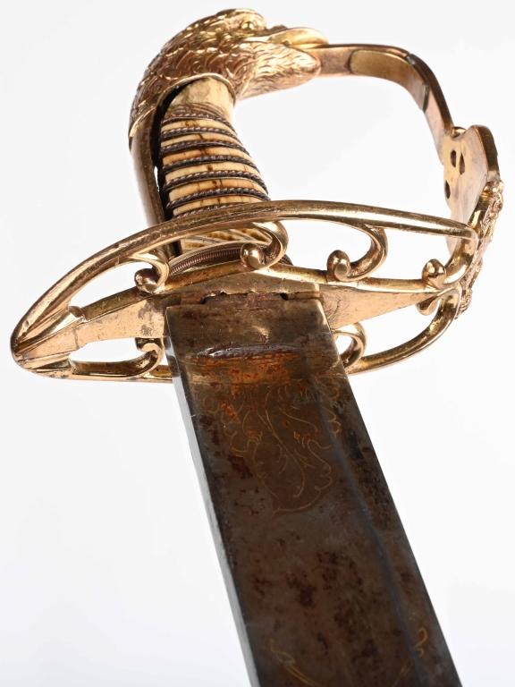 WAR of 1812 MOUNTED ARTILLERY EAGLEHEAD SWORD