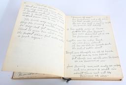 WWII US POW A WARTIME LOG FILLED OUT STALAG III B