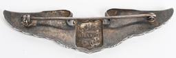 WWII US ARMY AIR CORPS PILOT WINGS BY LUXENBERG