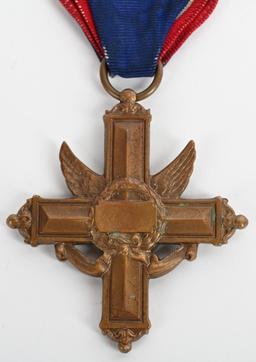 WWII NUMBERED DSC MEDAL W WRAPPED BROOCH 13998