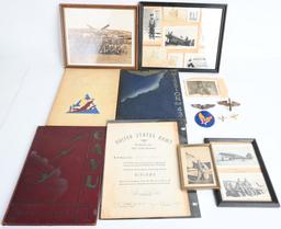 WWII US ARMY AIR CORPS P-51 PILOT GROUPING
