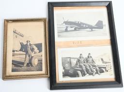 WWII US ARMY AIR CORPS P-51 PILOT GROUPING