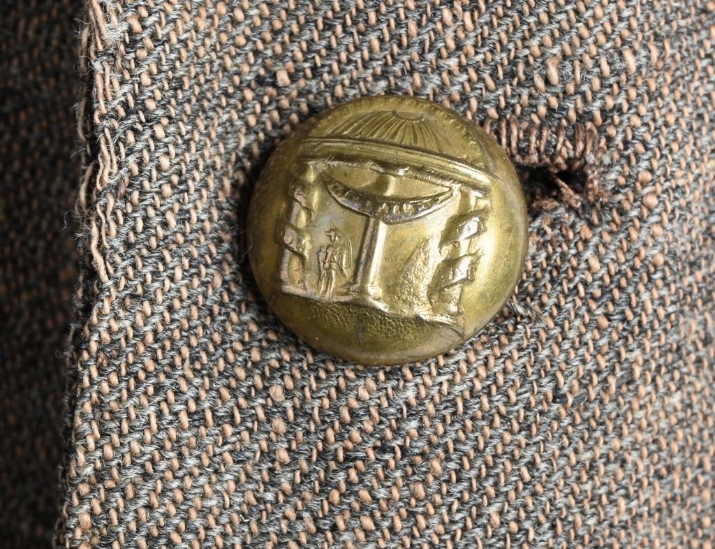 CONFEDERATE ID'ED SHELL JACKET 12th GEORGIA POW