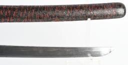 JAPANESE WAKIZASHI SHORT SWORD, CIRCA 1600'S
