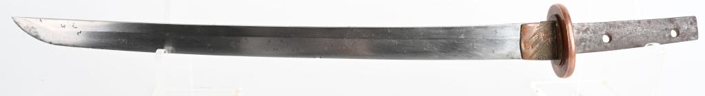 JAPANESE WAKIZASHI SHORT SWORD, CIRCA 1600'S