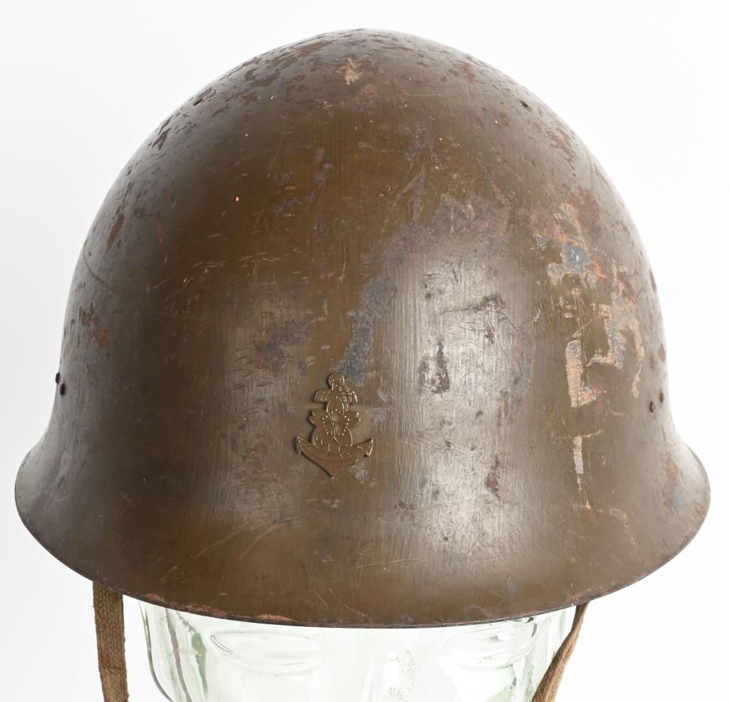 WWII IJN TYPE 90 COMBAT HELMET WITH LINER WW2 NAVY